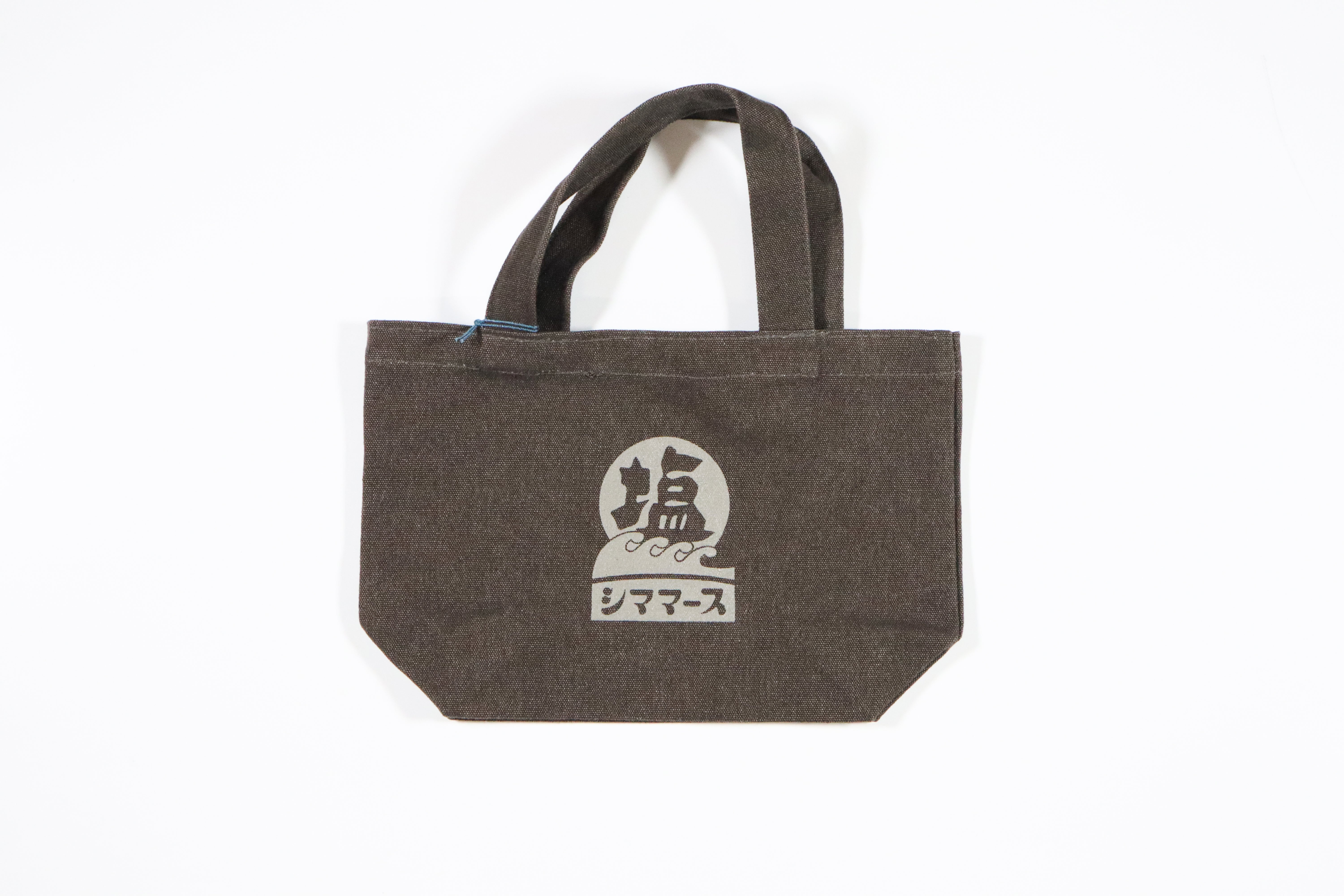 シママース ロゴミニトート ブラウン